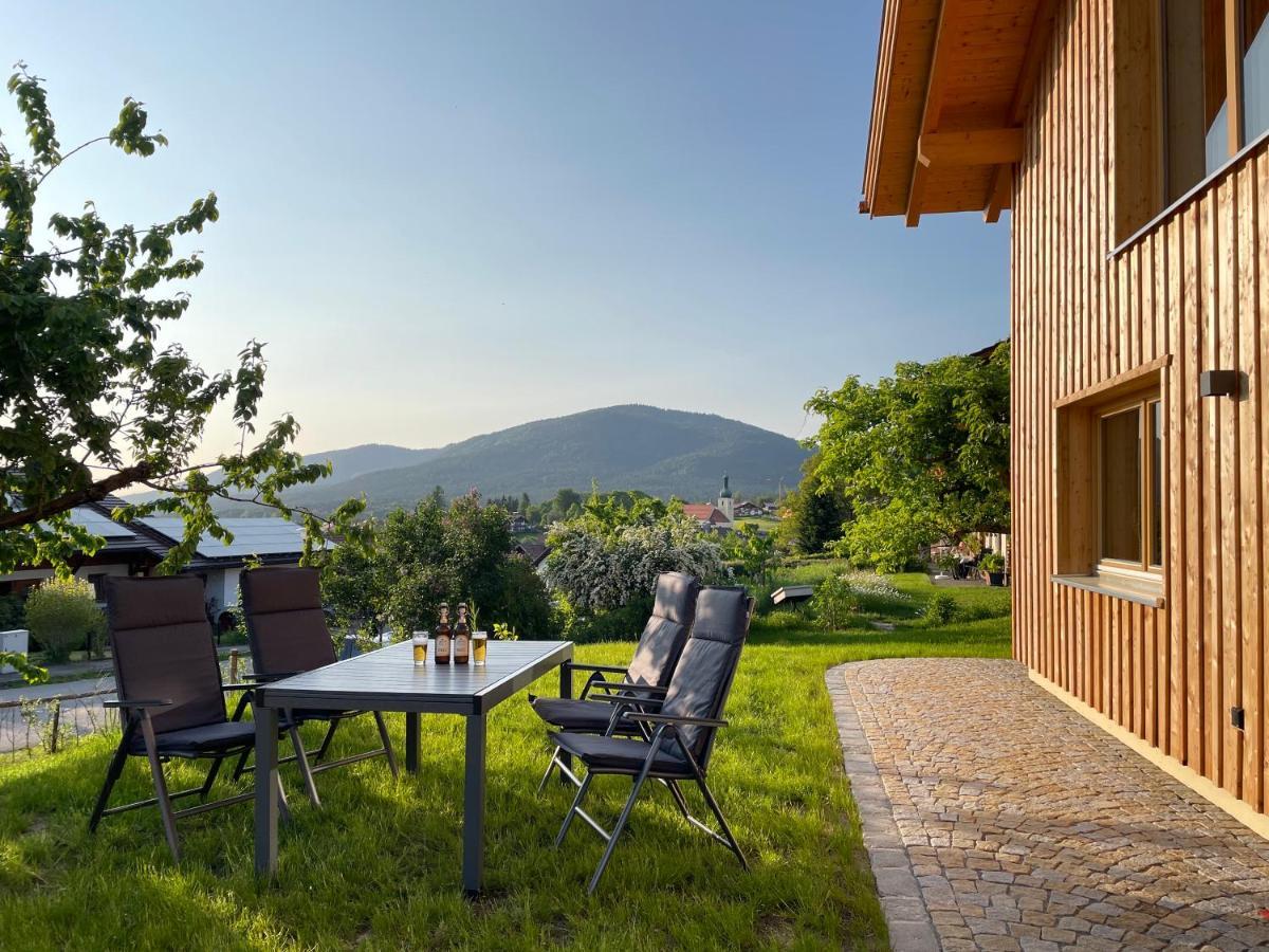 Bayerwald Chalet Kaitersberg Mit Sauna, Sonnenterrasse Und Garten Arnbruck Exterior photo