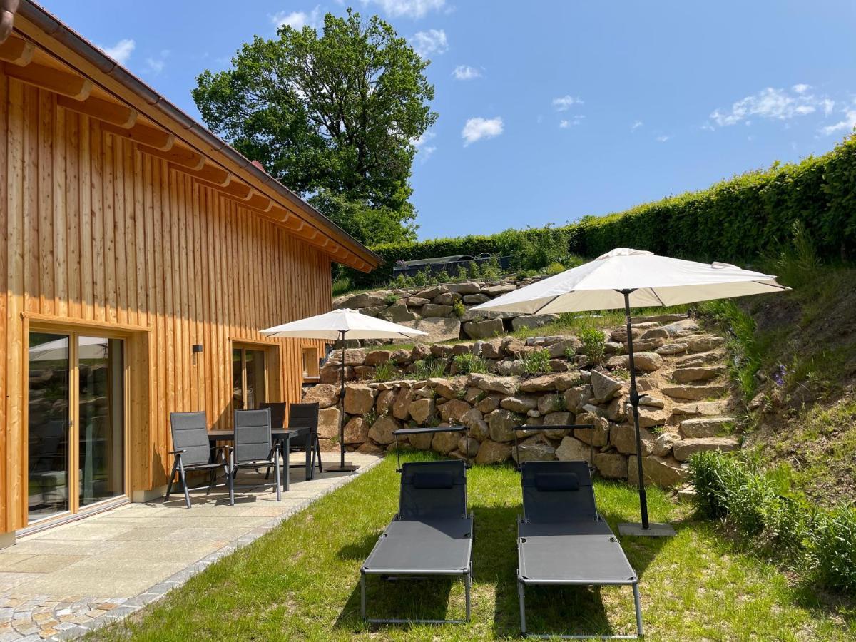 Bayerwald Chalet Kaitersberg Mit Sauna, Sonnenterrasse Und Garten Arnbruck Exterior photo